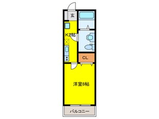 CASA堺東の物件間取画像